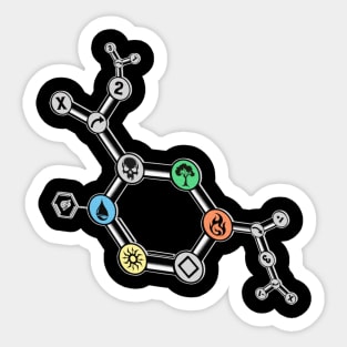 Magic Mana Molecule Sticker